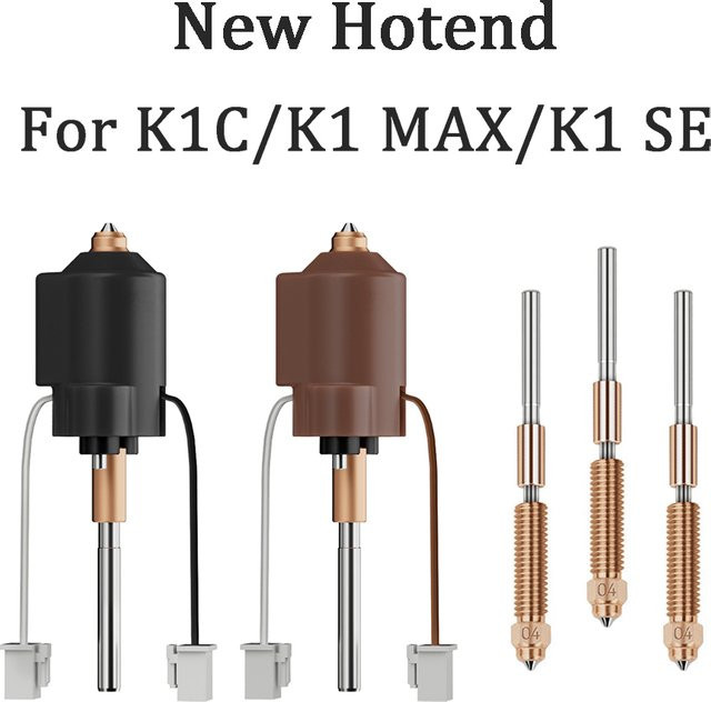 Creality Hotend Keramik-Heizblock-Kit mit integrierter Düse für K1C und K1 MAX 3D-Drucker - Bild 1