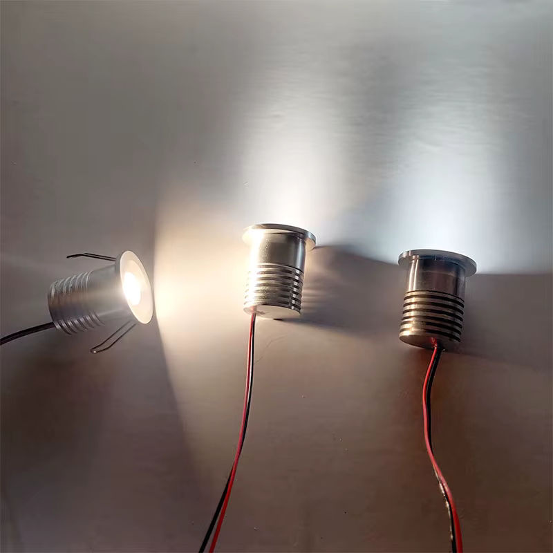 Ohlite Mini-LED-Einbaustrahler IP65 wasserdicht dimmbar Silber Aluminium für Home Hotel Sauna mit Einbauöffnung 28 mm - Bild 4