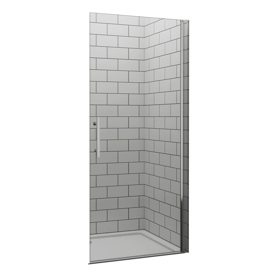 Duschparadies Walk-In Duschwand Duschkabine aus Nano-ESG Glas, transparent, B: 80 cm, H: 185 cm - Bild 2