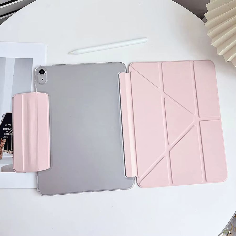IQPEA Smart Case für iPad 11 Zoll und 13 Zoll, kompatibel mit iPad Air M2 M3, iPad mini 6/7 und iPad Pro, in Purple und Pink - Bild 1
