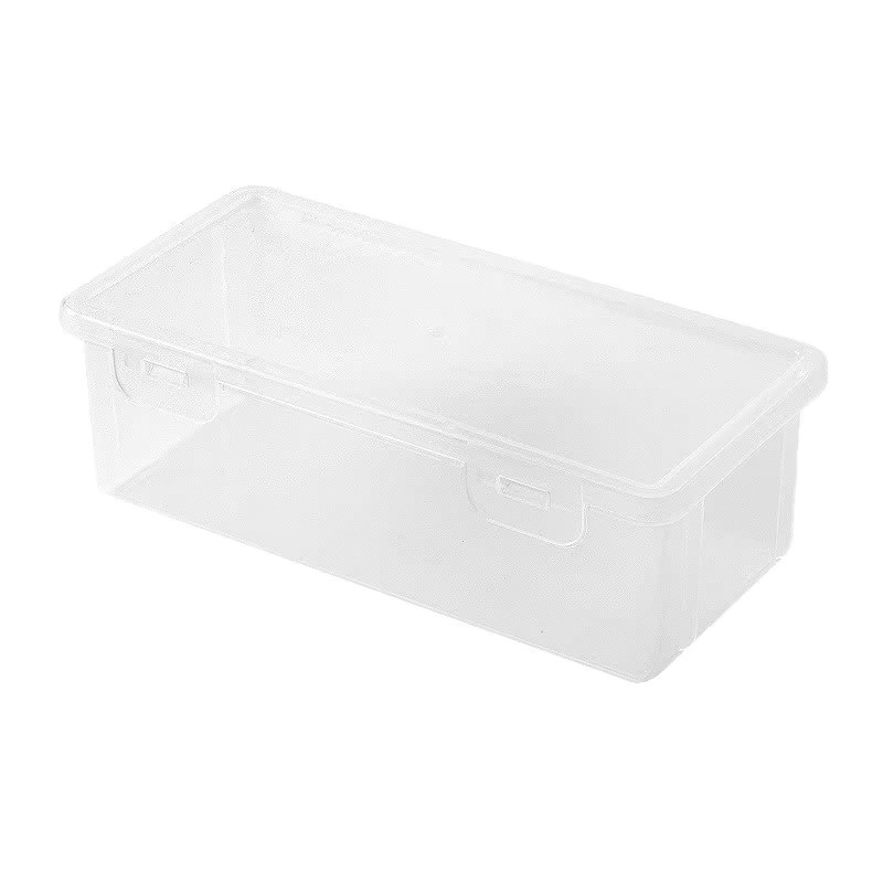 Transparente Bleistift-Aufbewahrungsbox aus Kunststoff mit mehreren Fächern für Schreibwaren und Kleinteile - Bild 2
