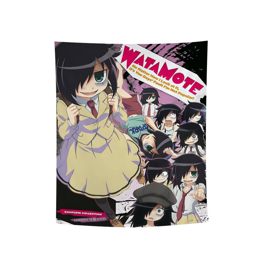 Potdemiel Anime Wandteppich K-Kuroki Tomoko Tarot Hippie Wandbehang Multicolor - Bild 6