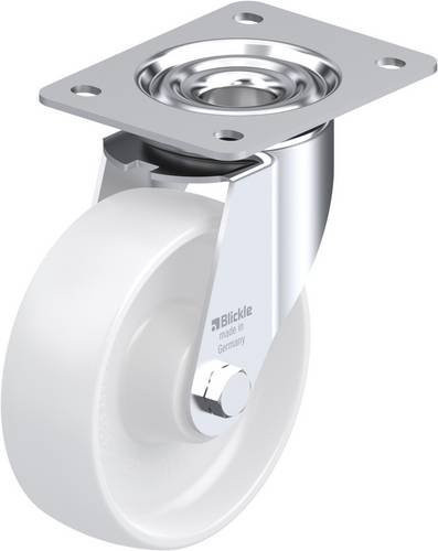 Blickle Lenkrolle LE-PPN 150R aus Kunststoff und Stahl, Farbe Weiß, Rad-Durchmesser: 150 mm, Tragfähigkeit: 300 kg - Bild 1