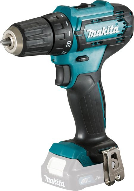 Makita Akku-Bohrschrauber DF333DZ Solo in Blau/Schwarz mit 10,8V, 2 Geschwindigkeiten und 10 mm Bohrfutter - Bild 1