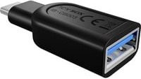 ICY BOX USB-C auf USB-A Adapter IB-CB003, USB 3.2 Gen 1, Schwarz - Bild 1