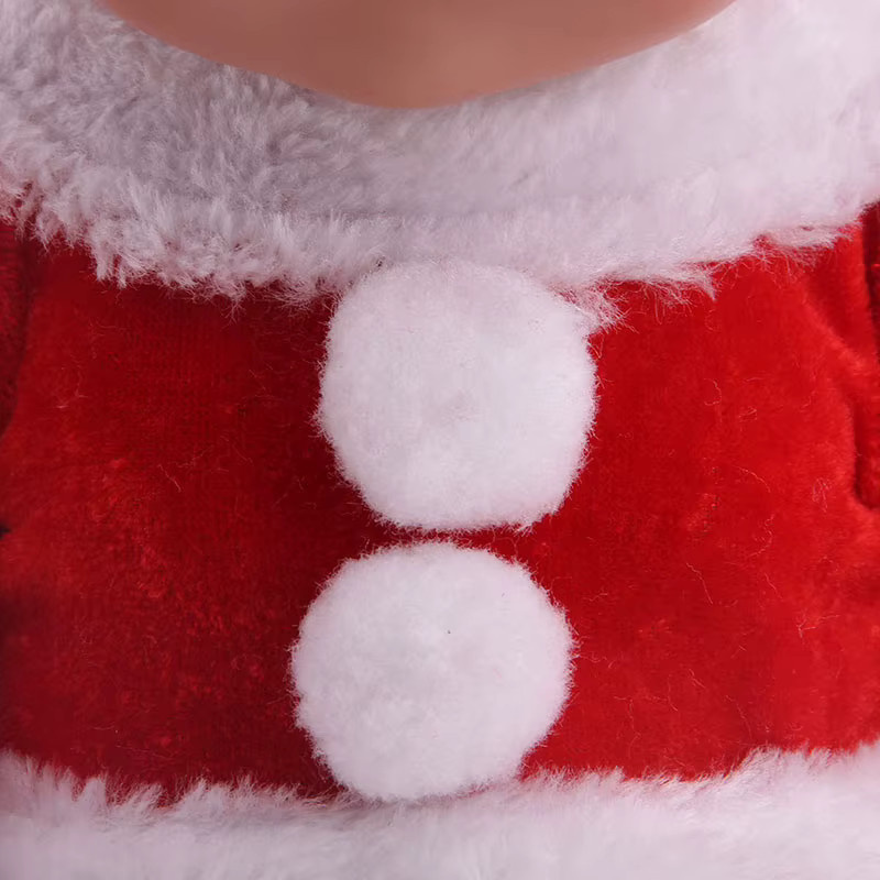 luckdoll Weihnachtspuppenkleidung, Pyjamas, Zubehör, Rot - Bild 4