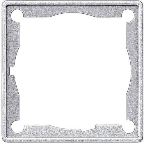 Siemens DELTA vita Zwischenrahmen in Aluminiummetallic für Geräte 5TG1160, B/B: 5,5 x 5,5 cm - Bild 1