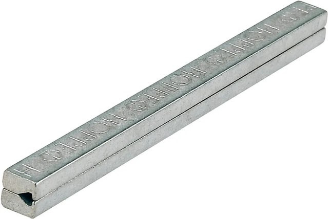 Hoppe Profil-Stift aus verzinktem Stahl in Silber, Durchmesser: 8 mm, Länge: 100 mm - Bild 1