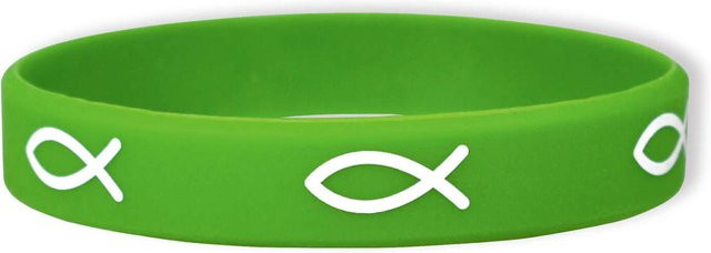 Uljö Bekenntnis-Armband Ichthys grün, Unisex - Bild 1