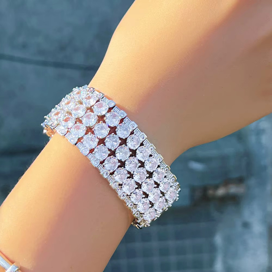 Pera Armband, Silber, Kristall, Damen - Bild 3