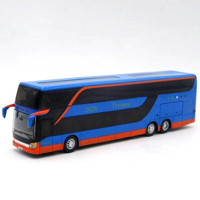 Linyi toy car Luxus-Bus, Spielzeugauto, 1:50, Metall, mit Licht und Sound, ab 14 Jahre - Bild 1
