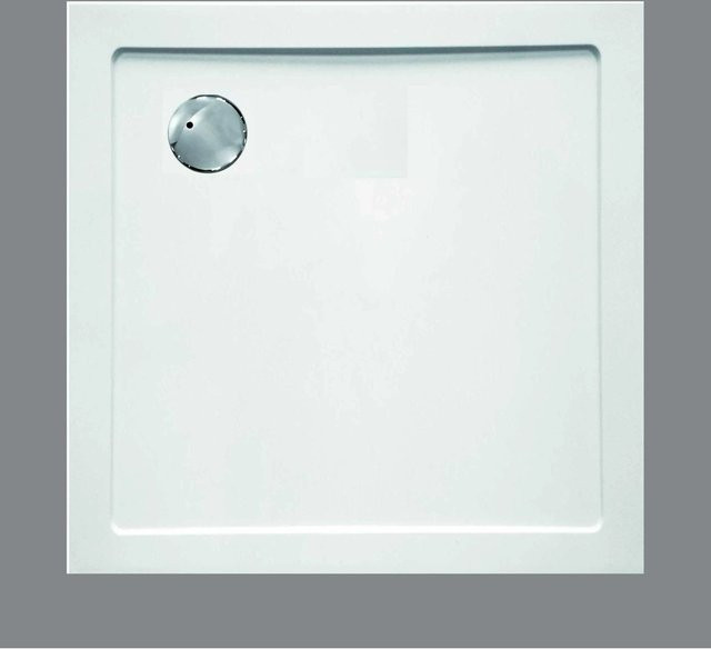 Sanotechnik Duschwanne SMC Quadrat Weiß B/T: 80 x 80 cm, Höhe: 3,5 cm - Bild 1