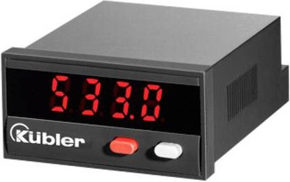 Kübler Group Codix 533 Digitales Einbaumessgerät in Schwarz, 0 - 12 V/DC/0 - 24mA - Bild 1