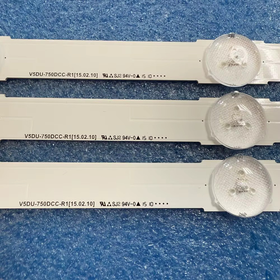 LED-Streifen Set für Samsung TV Modelle UN75MU6300F UN75MU6070 UN75JU7100 UN75JU6500 UE75MU6198U UE75MU6179U UE75MU6175U UN75MU630DF UE75MU6170U in Weiß - Bild 2
