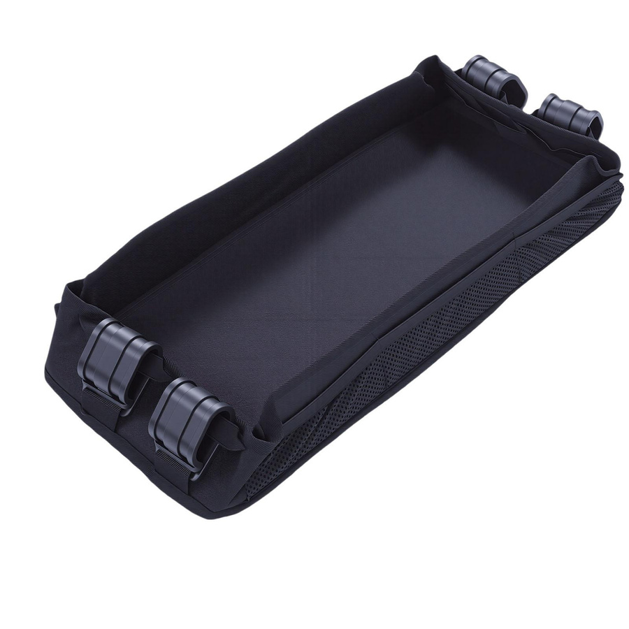 Snackschale für Kinderwagen passend für Wonderfold Modell W4 aus Oxford Stoff in Schwarz - Bild 4