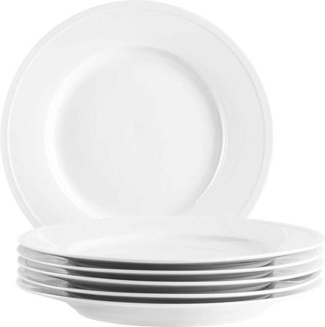 Mäser Speiseteller Set Arlona aus Porzellan in Weiß - Bild 1