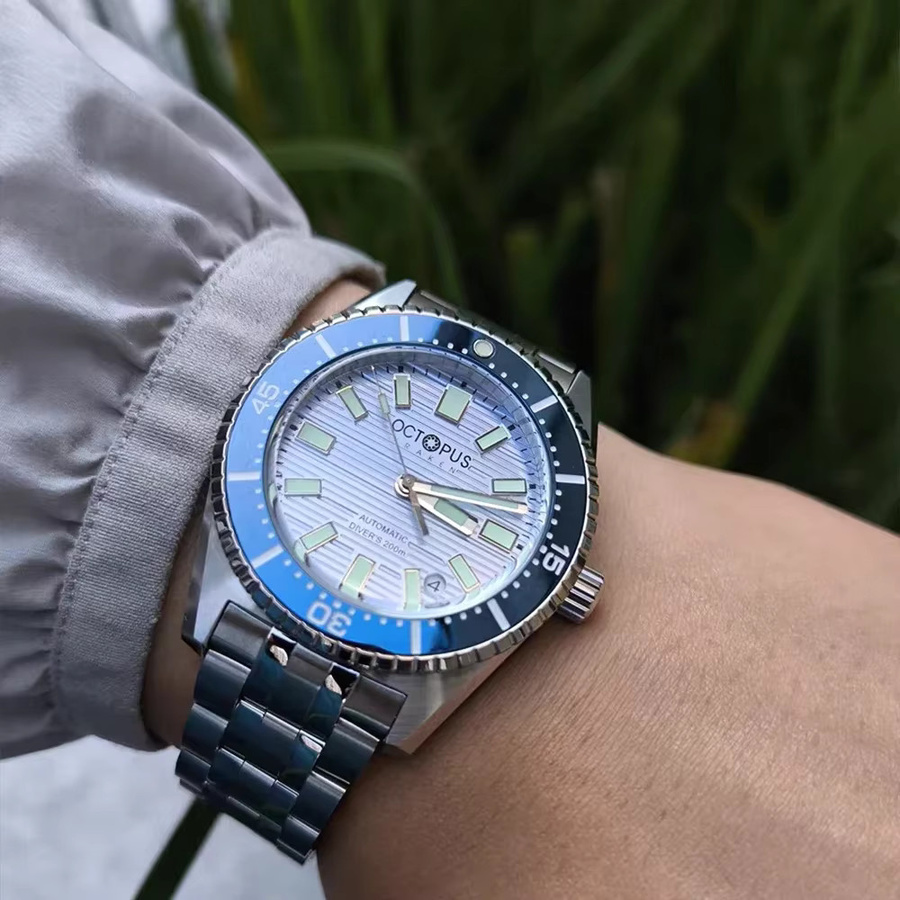 Octopus Armbanduhr, Automatik, Edelstahl, Saphirglas, 39 mm, Herren - Bild 5