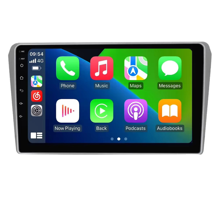 NAVIFANS Carplay und Android Auto Autoradio mit GPS und Touchscreen für Toyota Avensis T25, Schwarz - Bild 4