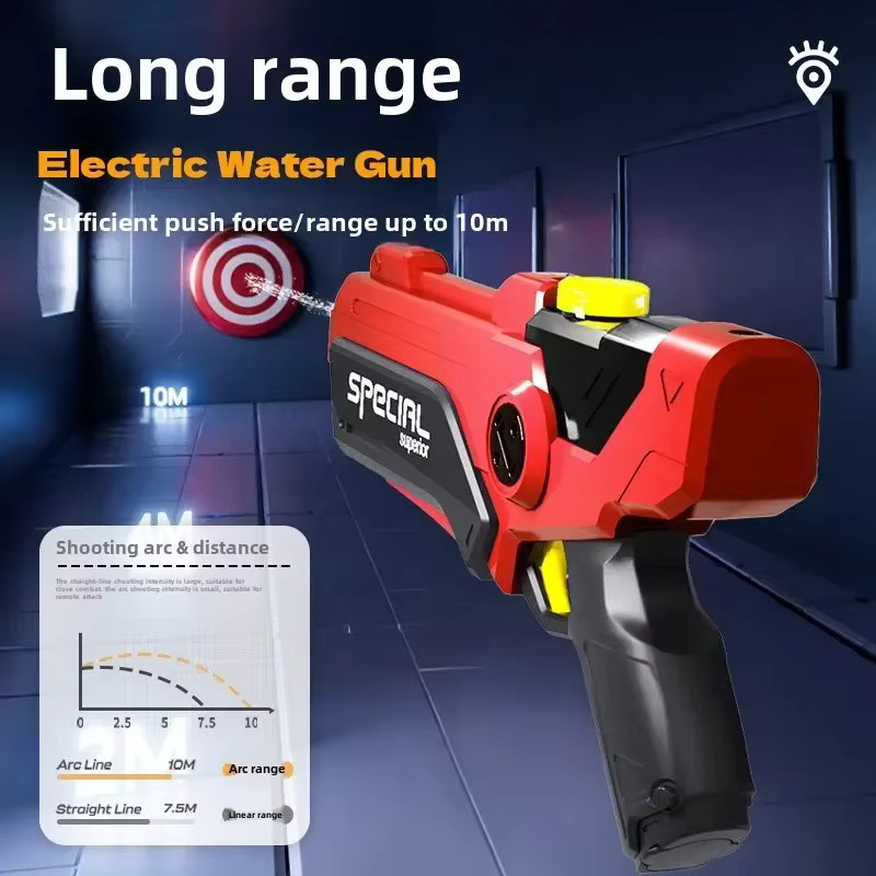 CONUSEA Elektrische Wasser Pistole, Automatisch, Blau, Rot - Bild 3