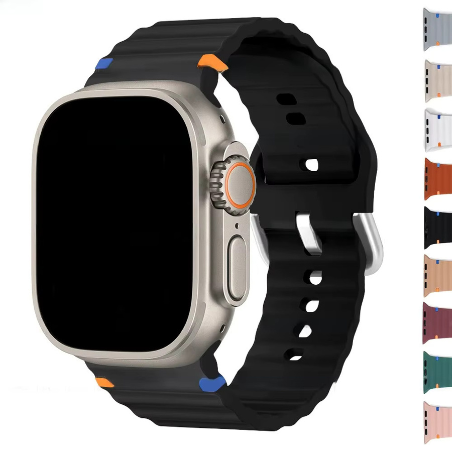 URVOI Uhrenarmband Silikon, Unisex, 46 49 mm - Bild 3