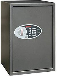 Vela Home & Office Safe Serie SS0804E Elektronischer Tresor aus Stahl in Grau, B/T/H: 35,0 x 31,0 x 50,0 cm - Bild 1