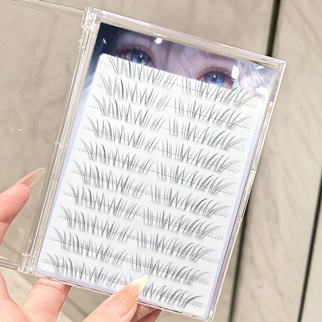 Cotremyp Wimpernverlängerung Wimperncluster, Koreanischer Stil - Bild 1