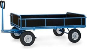 Fetra Handpritschenwagen 6456L in Blau mit Luft-Bereifung und 1250 kg Tragkraft - Bild 1