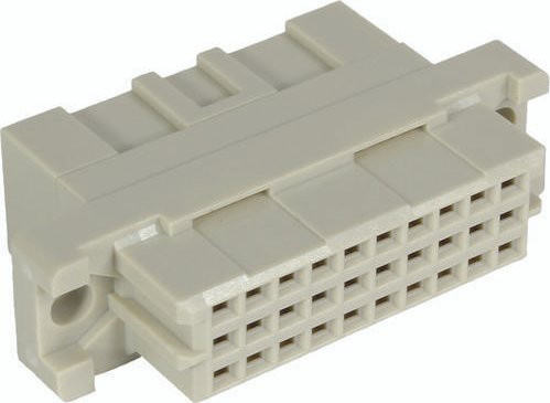 HARTING Federleiste 09250303214 in Grau mit 3 Reihen - Bild 1