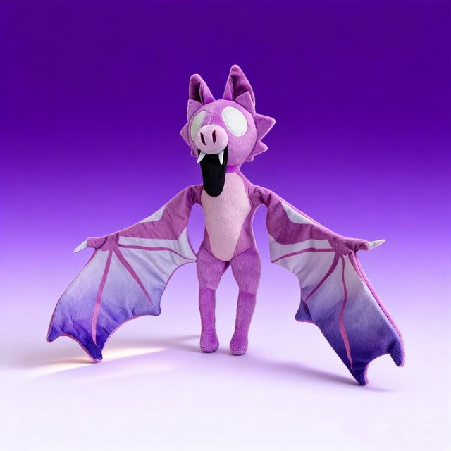 Yiran toy Kawaii Fledermaus Plüschtier, 30cm, ab 3 Jahre - Bild 1