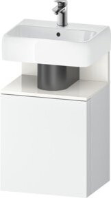 Duravit Waschtischunterschrank Qatego in Weiß Hochglanz, B/T/H: 44 x 35 x 64,5 cm - Bild 1