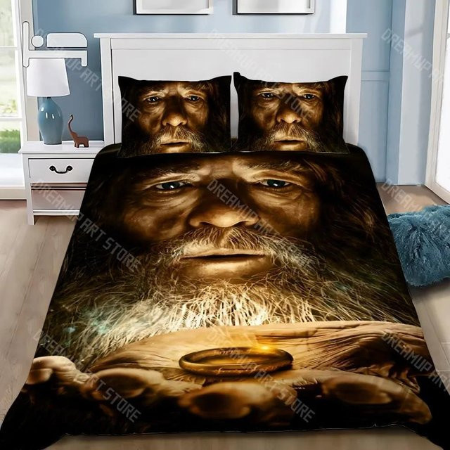 Bettwäsche-Set Der Herr der Ringe von Tinika Chen mit Kissenbezug für Einzelbett oder Doppelbett, Größe: 210 x 210 cm - Bild 1
