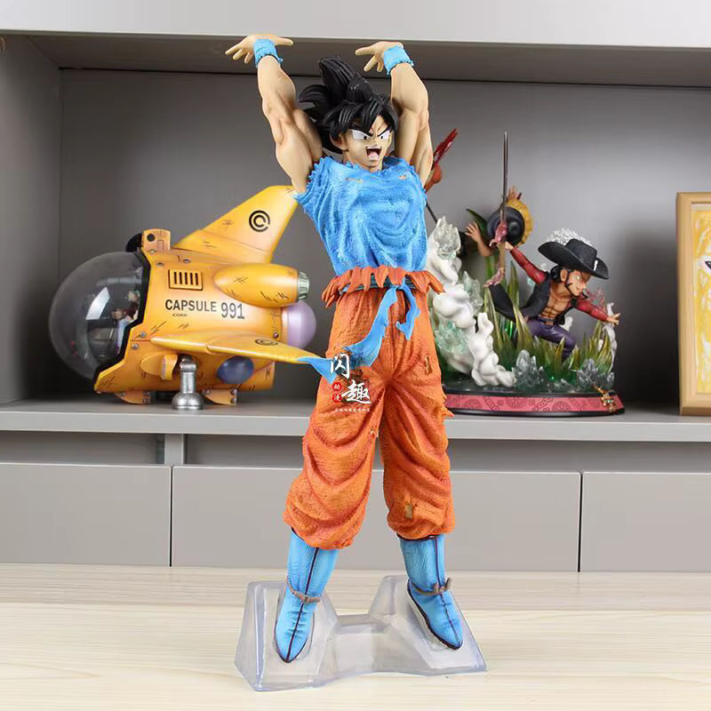 Bandai Dragon Ball Z Son Goku Ssj Actionfigur aus Kunststoff, Höhe: 42 cm, mehrfarbig - Bild 5
