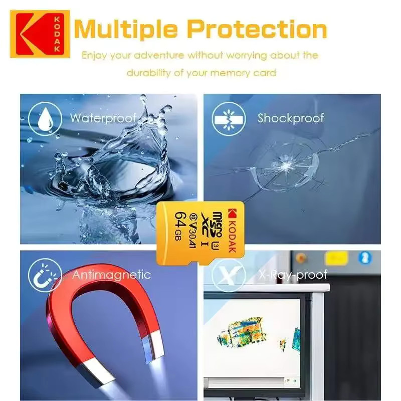 Kodak U3 A1 V30 MicroSD Speicherkarte Klasse 10 für Handy und Tablet-PC - Bild 4