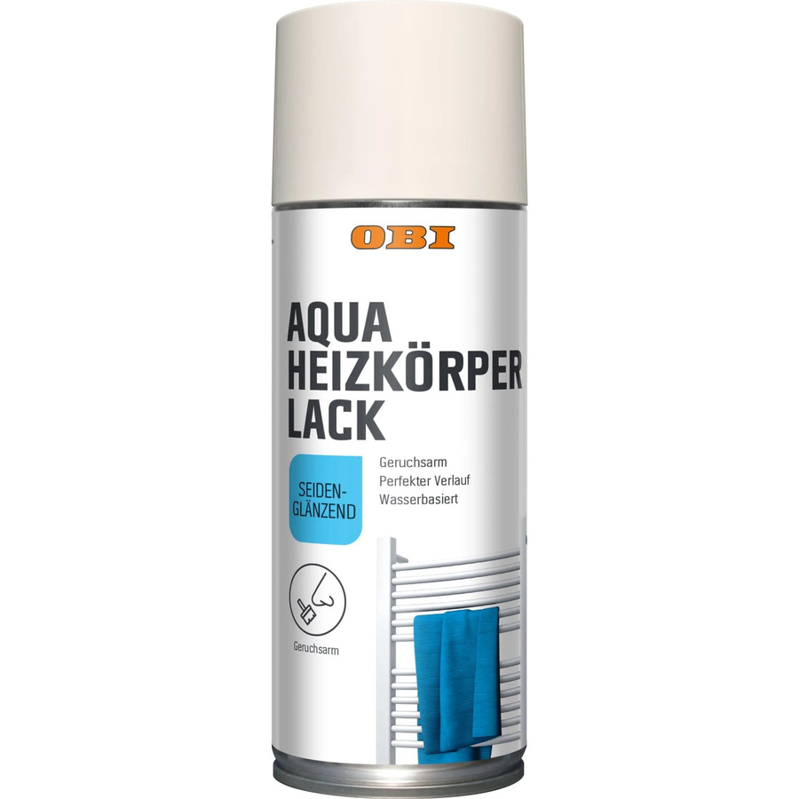 OBI Heizkörper Lack Spray Weiß seidenglänzend 400 ml - Bild 2