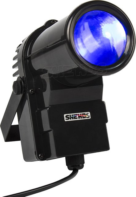SHEHDS Mini RGBW 4in1 LED Par Lichtstrahler 10 W in Schwarz für DJ, Party und Nachtclub - Bild 1