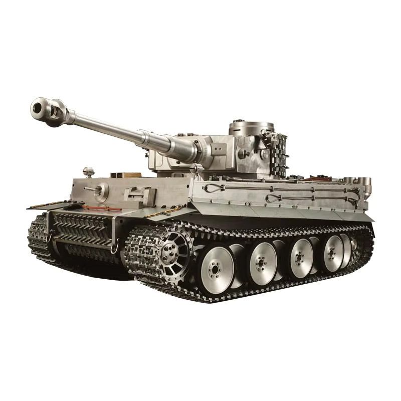 HENG LONG Tiger I 3818 RTR Panzer, ferngesteuert, Metall, 1:8, Grau - Bild 5