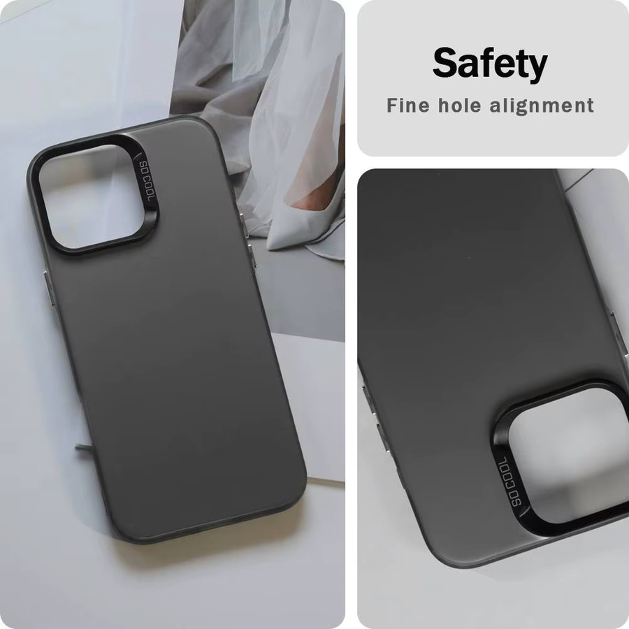G-Gertrudes Handyhülle für Apple iPhone 17, 16, 15, 14, 13, 12 Pro Max mit Metallknopf und Galvanik-Finish - Bild 4