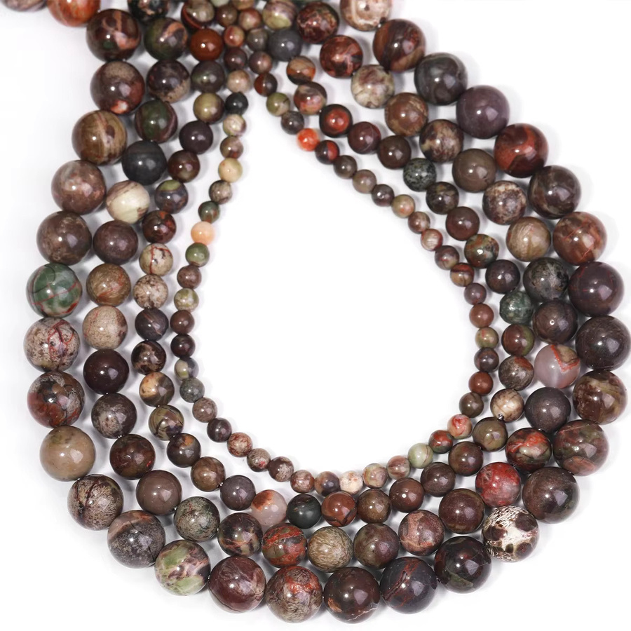 SANSWL Achat Spacer Perlen, Bunt, Unisex - Bild 5
