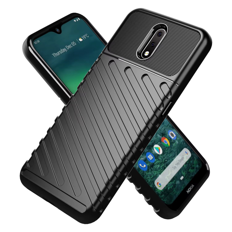 Stoßfeste Silikon-Handyhülle für Nokia 2 und Nokia 3 in Grün - Bild 2