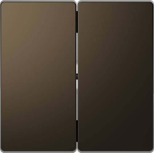 Merten Abdeckung für Wechselschalter System Design in Mocca Braun MEG3400-6052 - Bild 1