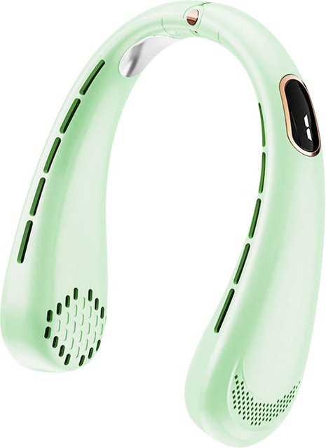 Tragbarer Mini-Ventilator Techsuit H6, Grün, wiederaufladbar - Bild 1