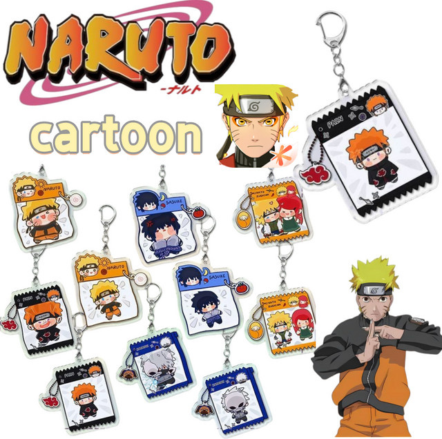Naruto Schlüsselanhänger, Sasuke Uchiha und Uzumaki Naruto - Bild 1