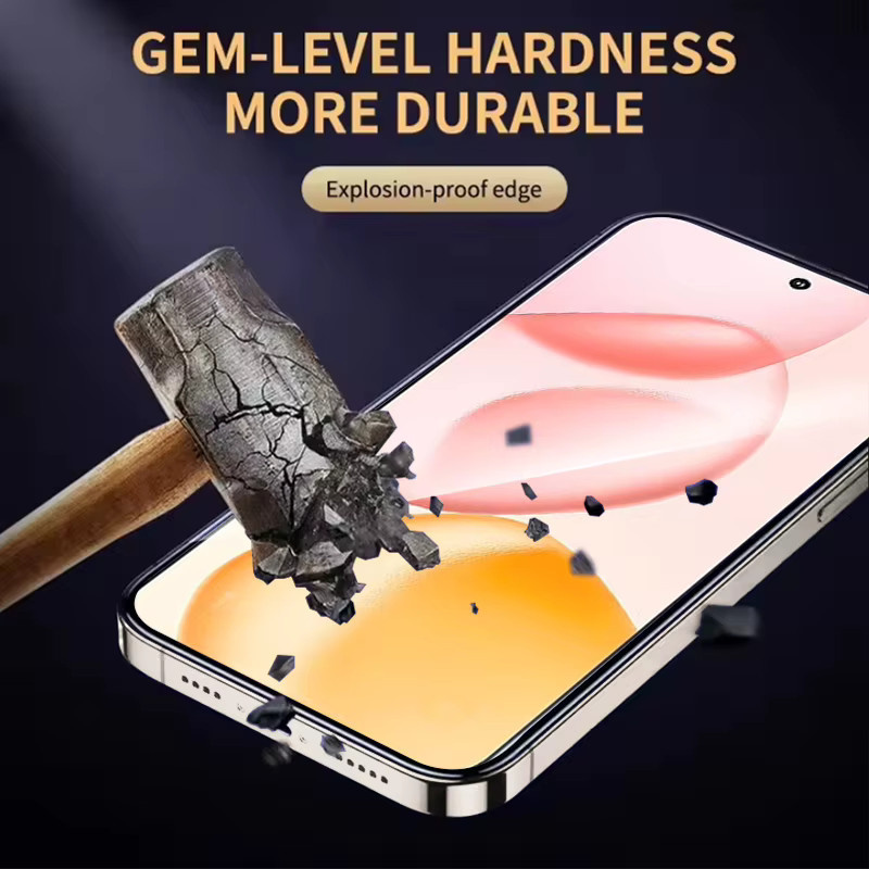 Schutzfolie aus gehärtetem Glas für Honor 400 Smart 4G Pro Lite 300X 70X70i X60 GT X60i Magic7 X9c X7c X8c X6c in Transparent und Schwarz - Bild 4