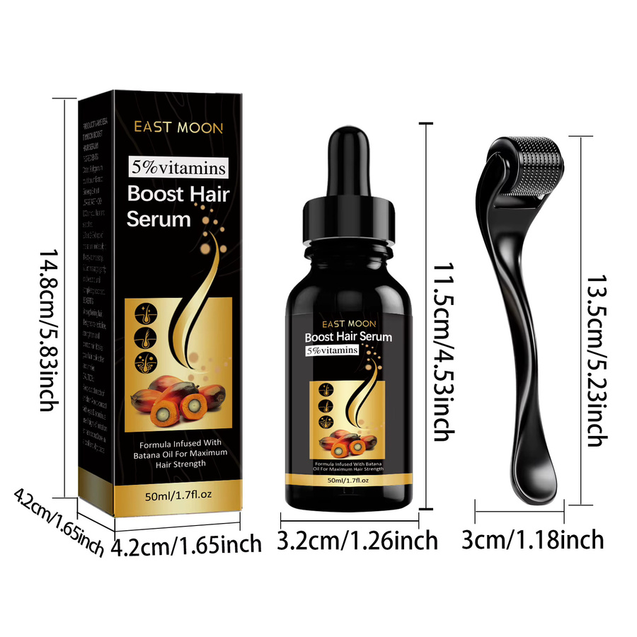 East Moon He Shou Wu Ginseng Hair Essence Serum, Unisex - Bild 5
