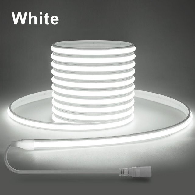 Rybakov Home Lighting COB LED Neon Lichtstreifen 24V in Weiß, wasserdicht und selbstklebend, 2m - Bild 1
