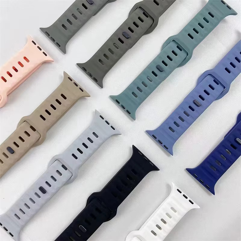 Silikon-Armband für Apple Watch, Bunt, Unisex - Bild 1