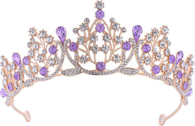 FirstStar Diadem, Hot Pink Lila, Kristall, Damen - Bild 1