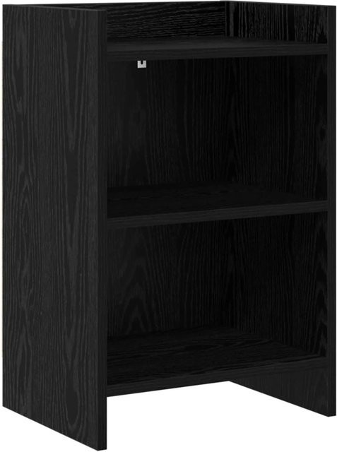 vidaXL Nachttisch aus Holzwerkstoff in Schwarz Eiche, modern, B/T/H: 40 x 30 x 60 cm - Bild 1