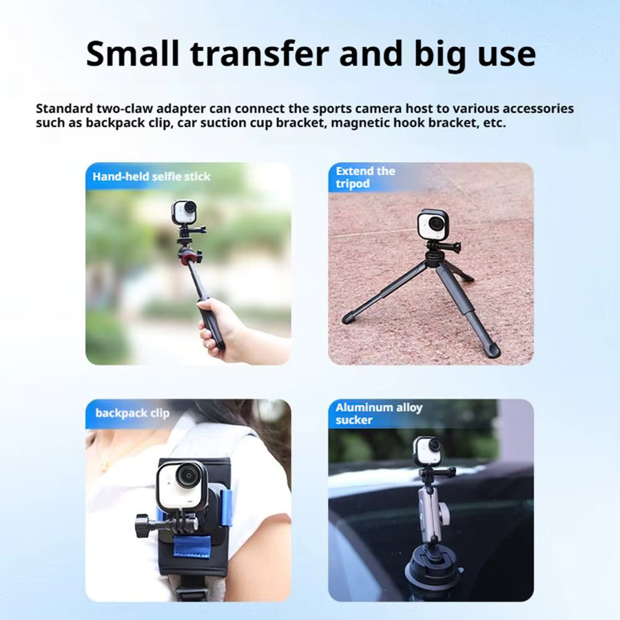 Insta360 Daumen Kamera Schutzrahmen für Insta360 GO Ultra Käfig Gehäuse in Schwarz - Bild 5