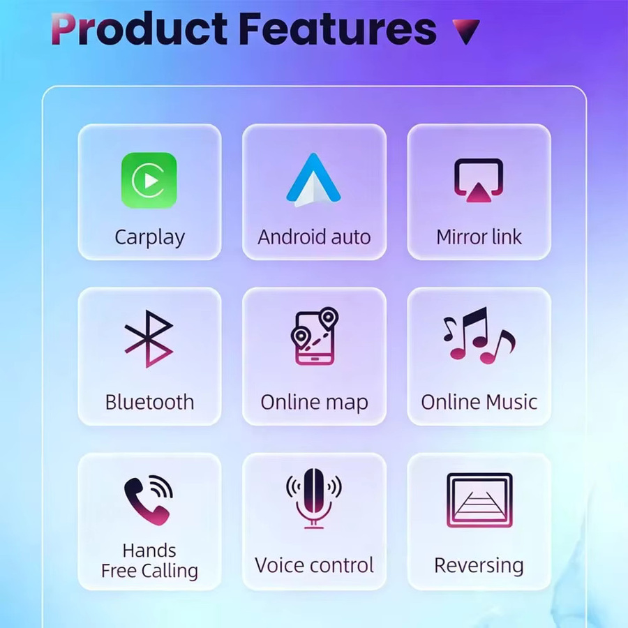 BONROAD Kabelloses CarPlay Modul für Mercedes Benz A B C E Klasse GLA CLA GLC GLK SLK CLS NTG4.5/4.7/5.0 mit Android Auto, MirrorLink, Bluetooth und GPS in Schwarz - Bild 6